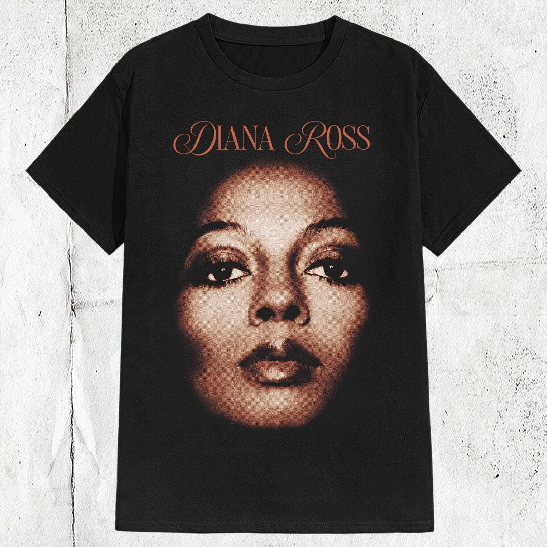 Diana Ross Vintage Distressed T Shirt