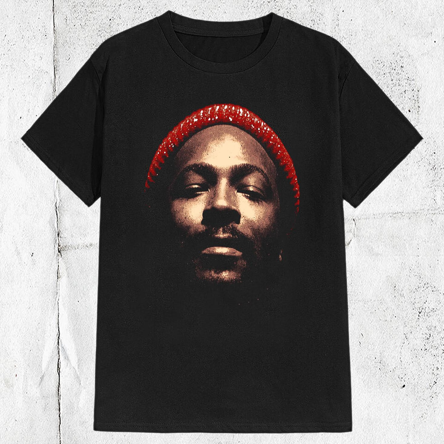Marvin Gaye Pop Soul Singer Band T-shirt