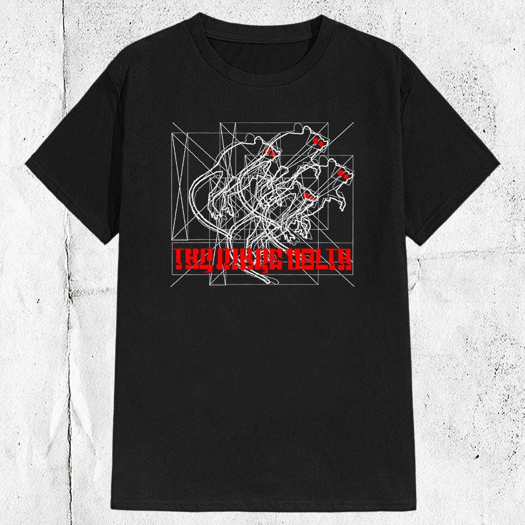 The Mars Volta Progressive Rock Band Distressed T-shirt